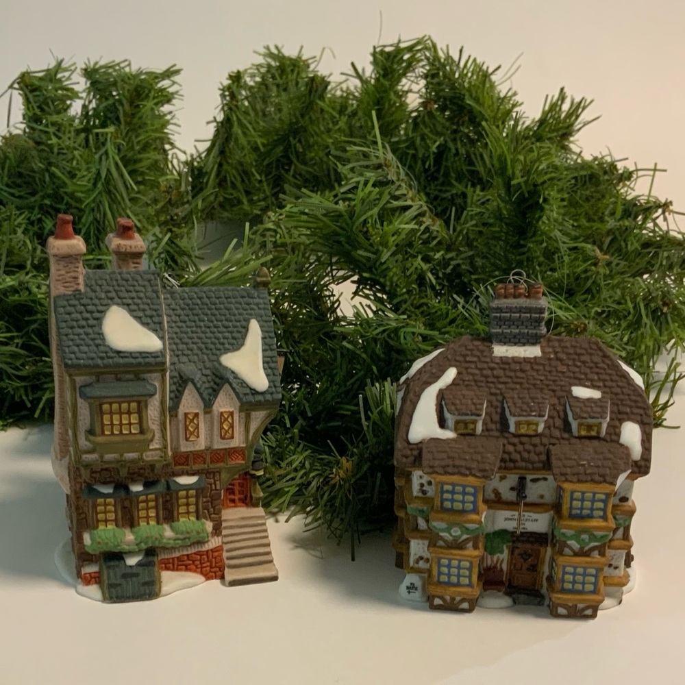 Pied Bull Inn & Sir John Falstaff Inn Dept 56 Ornaments